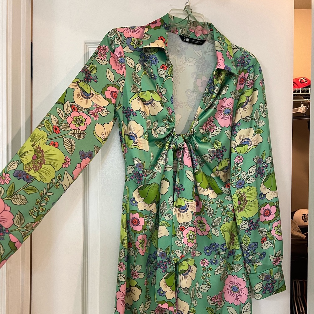 ZARA women’s multi color dress size small
